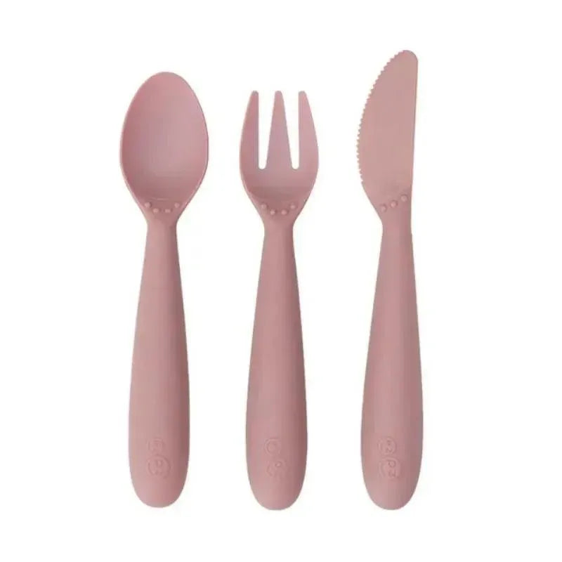 Ezpz - Happy Utensils, Blush Image 1