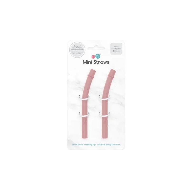 Ezpz - Straw Replacement Pack Mini Straws, Blush Image 2