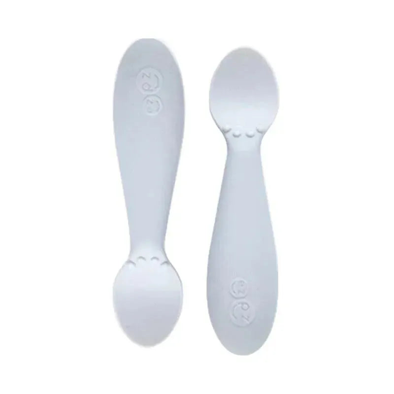 Ezpz - Tiny Spoon Twin-Pack, Pewter Image 1