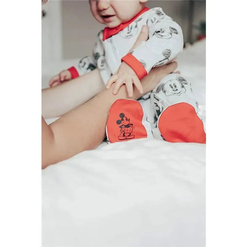 Finn + Emma Footie & Hat Mickey, Grey/Red/Black.
