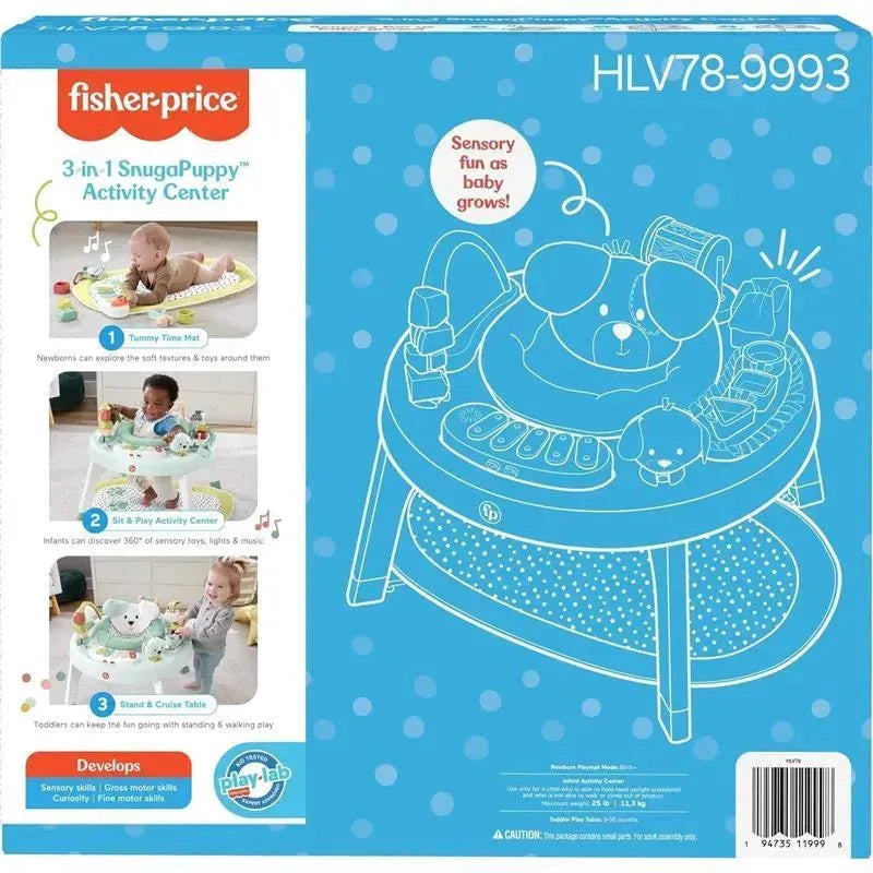 Fisher Price - 3-in-1 SnugaPuppy Activity Center and Play Table Image 6
