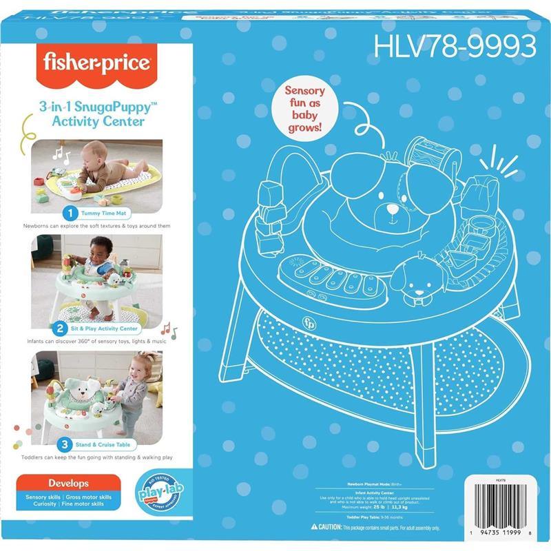 Fisher Price - 3-in-1 SnugaPuppy Activity Center and Play Table Image 6