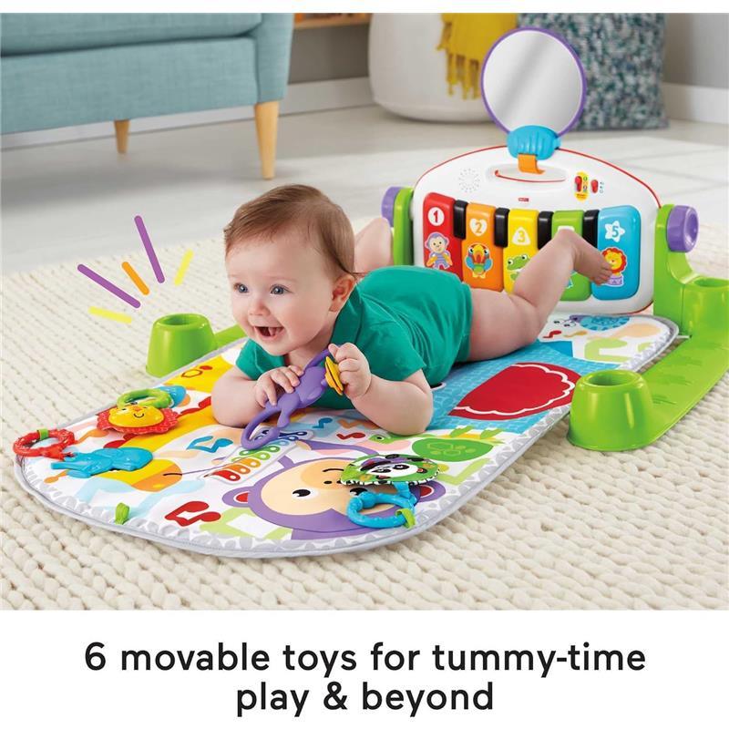 Fisher Price - Baby Playmat Deluxe Kick & Play Piano Gym Image 3