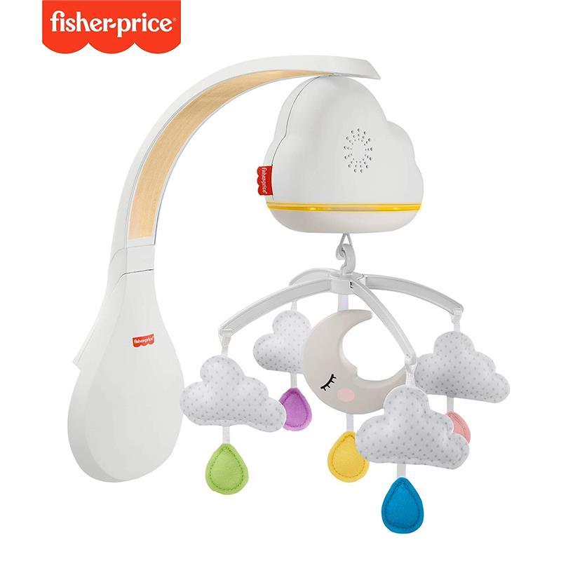 Fisher Price Calming Clouds Mobile, Soother Crib Toy Nursery Sound Machine Image 3