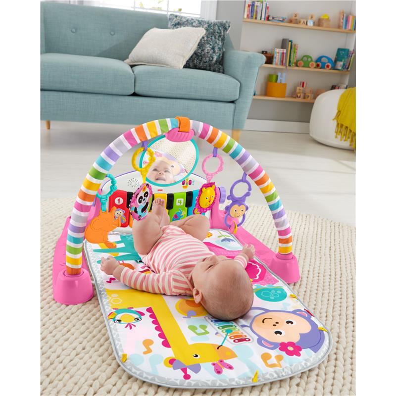 Fisher Price - Deluxe Kick & Play Piano Gym Playmat, Pink Image 7