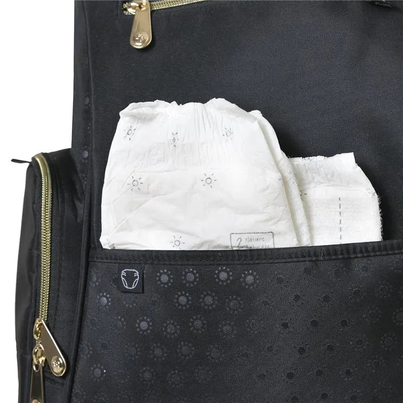 Fisher-Price - Fashion Backpack Diaper Bag, Fastfinder pocket system, Black Image 4