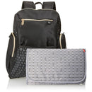 Fisher-Price - Fashion Backpack Diaper Bag, Fastfinder pocket system, Black Image 5