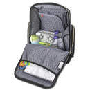Fisher-Price - Fashion Backpack Diaper Bag, Fastfinder pocket system, Black Image 6