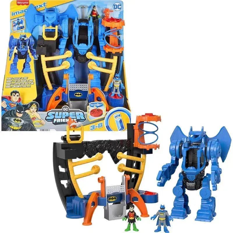 Fisher Price - ?Imaginext DC Super Friends Batman Playset, Robo Command Center with Batman & Robin Figures Image 1