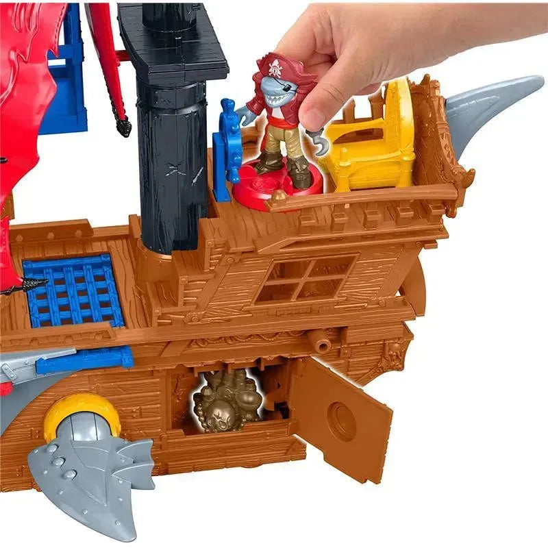 Fisher-Price Imaginext Shark Bite Pirate Ship, Multi-Colored Image 4