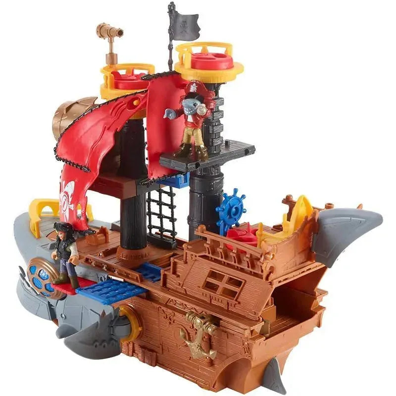 Fisher-Price Imaginext Shark Bite Pirate Ship, Multi-Colored Image 5