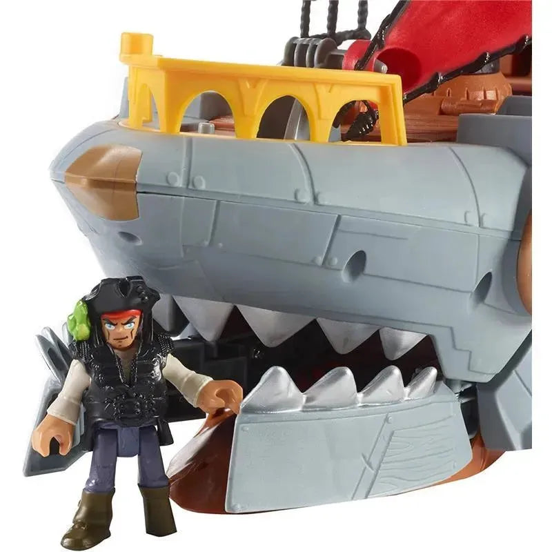 Fisher-Price Imaginext Shark Bite Pirate Ship, Multi-Colored Image 6