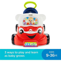 Fisher Price - Laugh & Learn 3-In-1 Smart Car, Baby Walker & Toddler Ride-On Toy Image 2