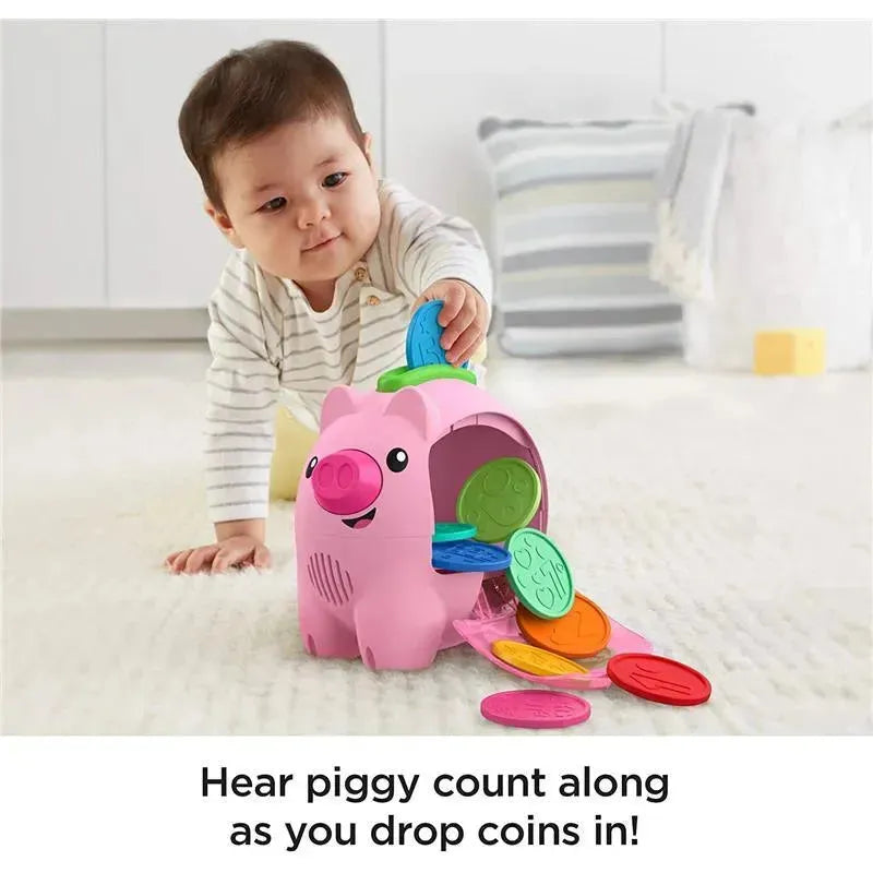 Fisher-Price Laugh & Learn Count & Rumble Piggy Bank Image 13