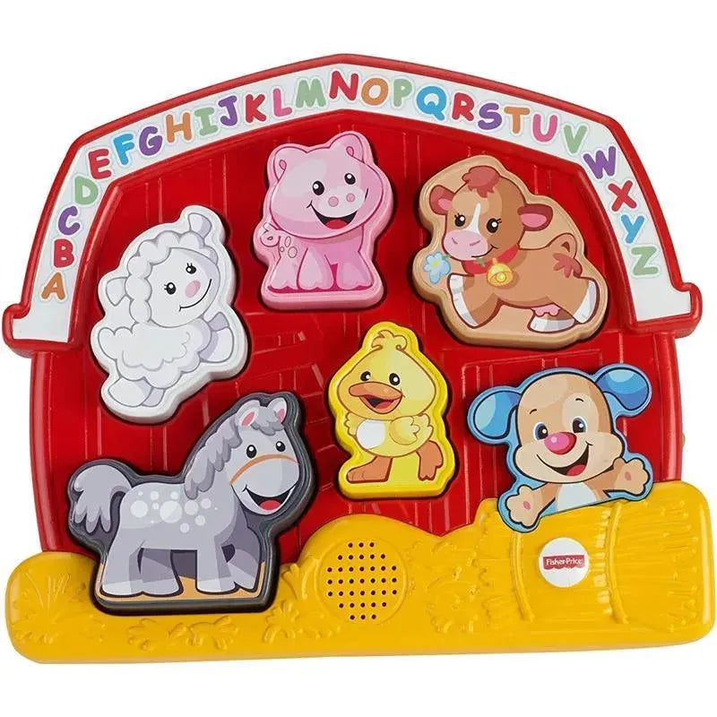 Fisher Price - Laugh & Learn Toddler Shape Sorting Toy Farm Animal Puzzle Image 1