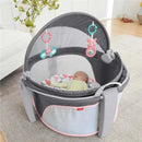 Fisher Price On-The-Go Baby Dome, Baby Girl Play Space & Napping Spot, Rosy Windmill Image 9
