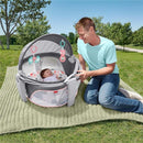 Fisher Price On-The-Go Baby Dome, Baby Girl Play Space & Napping Spot, Rosy Windmill Image 19