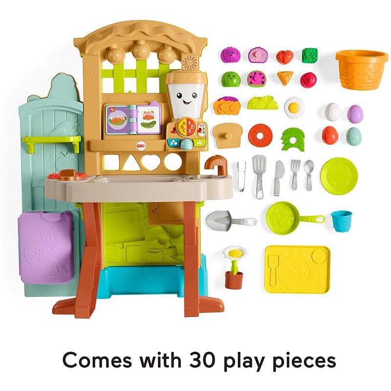 Fisher Price - Price Laugh & Learn Grow The Fun Garden To Kitchen, Interactive Farm To Kitchen Playset for Toddlers Image 5