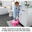 Fisher Price - 3-in-1 Unicorn Tunes Potty Training Toilet Image 4