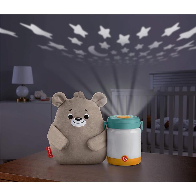 Fisher Price Sensimal Tabletop Soother, Baby Bear Firefly Soother Lightup Nursery Sound Machine Image 5