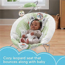 Fisher Price - Snow Leopard Deluxe Baby Bouncer Seat with Soothing Sounds Image 8