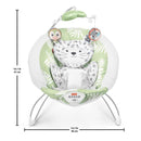 Fisher Price - Snow Leopard Deluxe Baby Bouncer Seat with Soothing Sounds Image 4