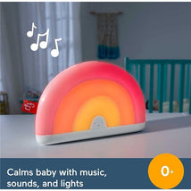 Fisher Price - Sound Machine Soothe & Glow Rainbow With Lights Image 2