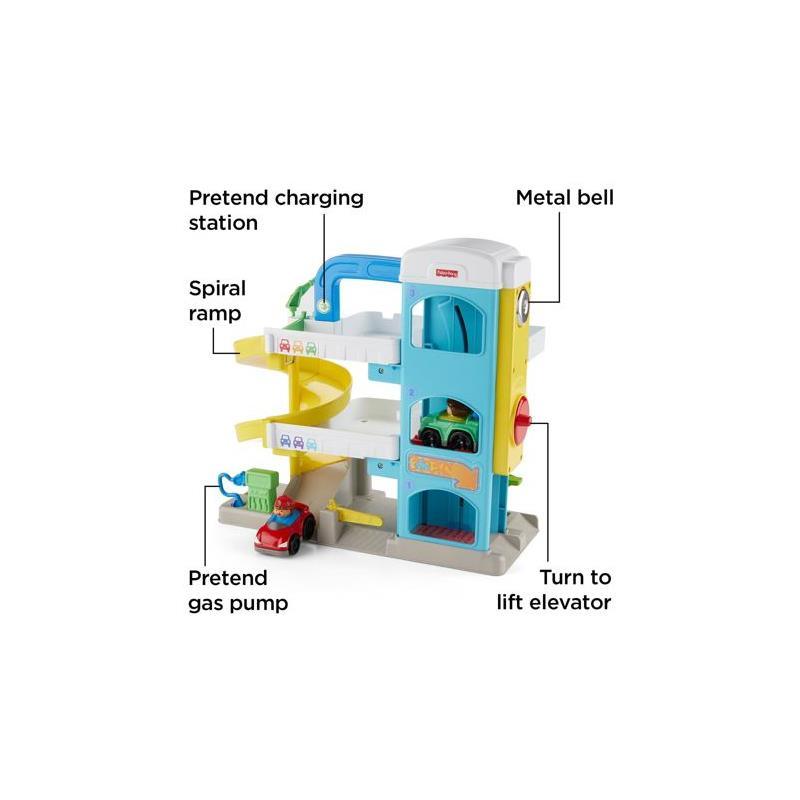 Fisher Price - Wheelies Garage Playset - Baby Toy Image 5