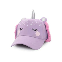 Flapjack Kids - 3D Caps With Earflaps, Unicorn Image 1