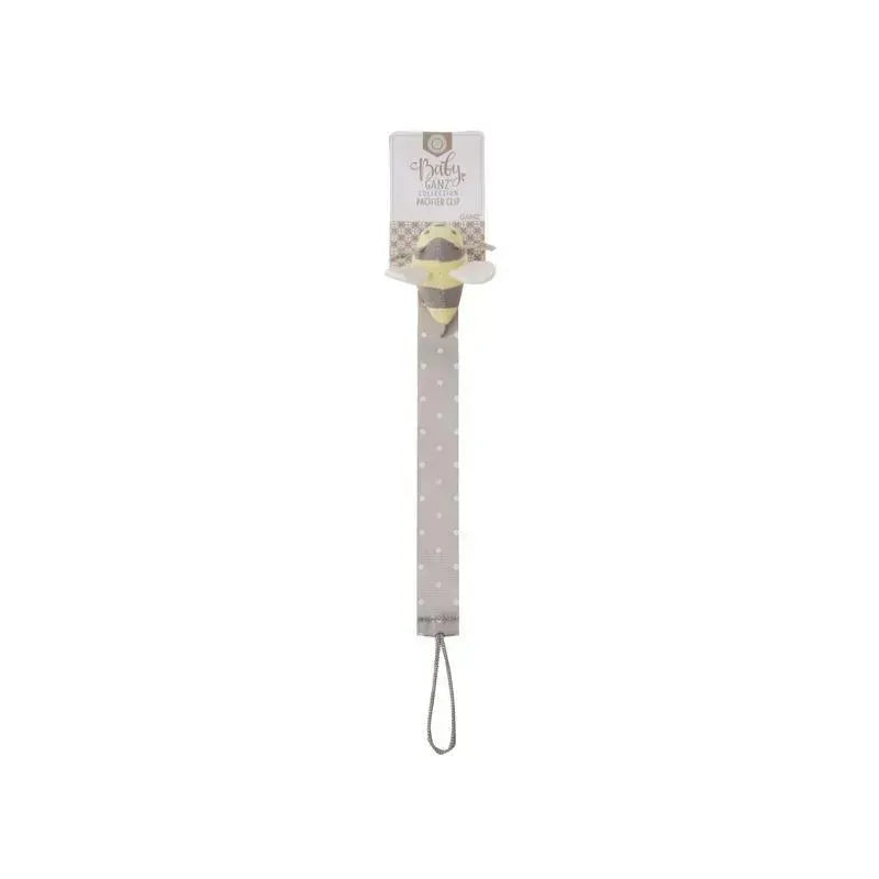 Ganz - 7 Bee Pacifier Clip, Grey Image 3