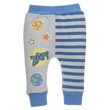 Ganz Baby Harem Pant - Blue/Grey Image 1