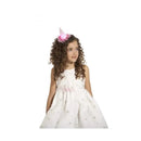 Ganz Pink and White Polka Dotted Light up Birthday Hat Barrette - Set of 3 Image 2
