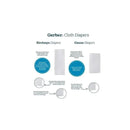 Gerber - 10Pk Flatfold Birdseye Cloth Diapers Image 3