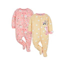 Gerber - 2Pk Baby Girl Fox Sleep N' Play Image 1