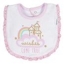 Gerber - 3 PK Terry Bib Girl, Castle, One Size Image 2