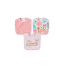 Gerber - 3Pk Terry Bib Girl One Size Princess Image 1