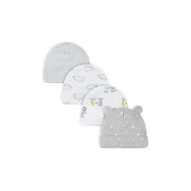 Gerber- 4 pk Cap Neutral Baby Animals 0-6 Image 1