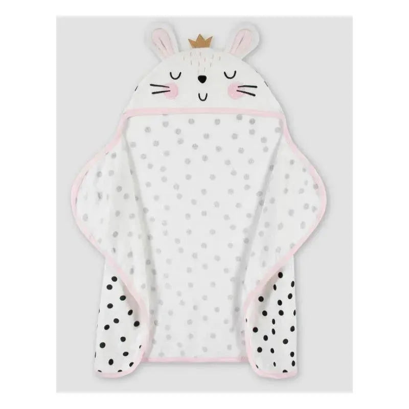 Gerber Baby Girls'Bunny Hooded Bath Wrap Image 3