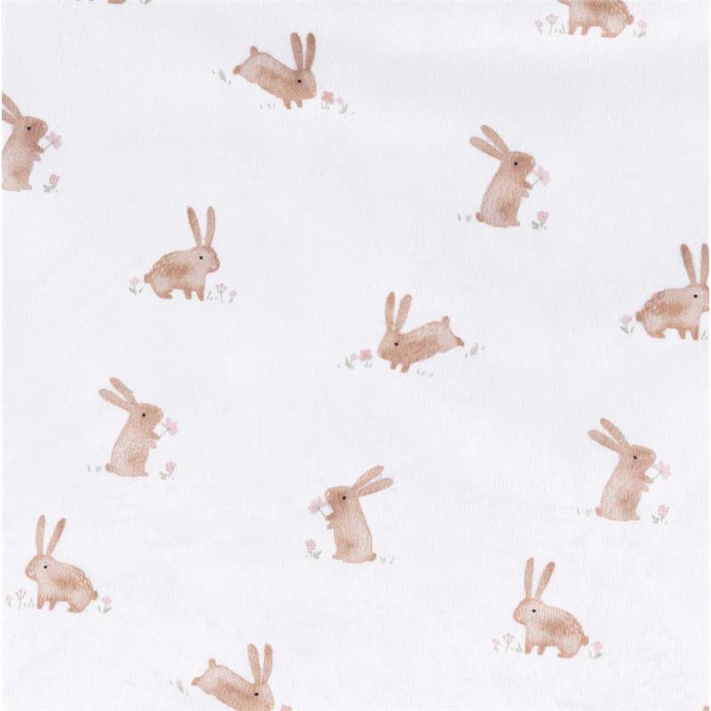 Gerber Bedding - 1Pk 2Ply Plush Blanket, Bunny Image 5