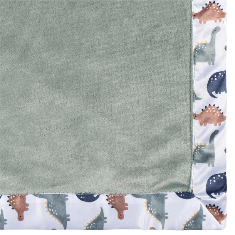 Gerber Bedding - 1Pk 2Ply Plush Blanket, Dino Time Image 4