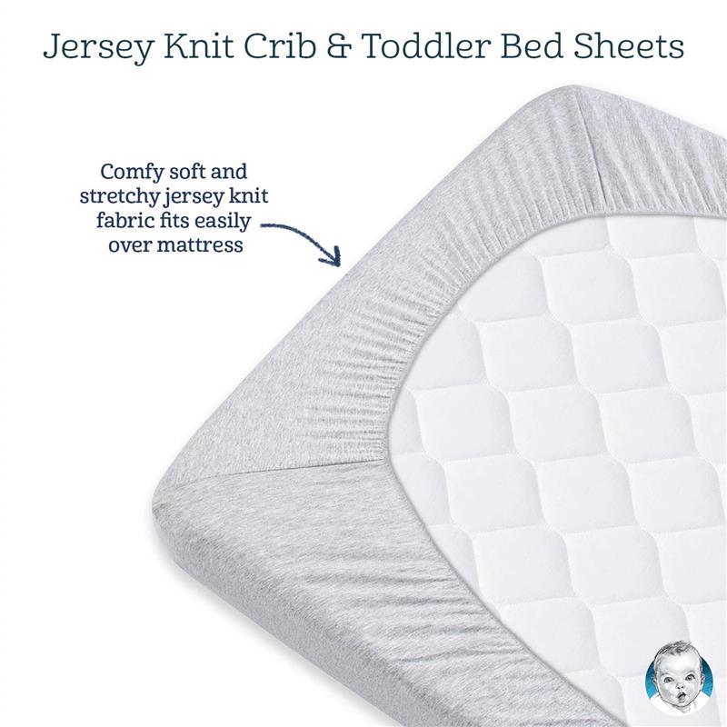 Gerber Bedding - 1Pk Fitted Baby Crib Sheet - Boy Dog Mountains Image 5