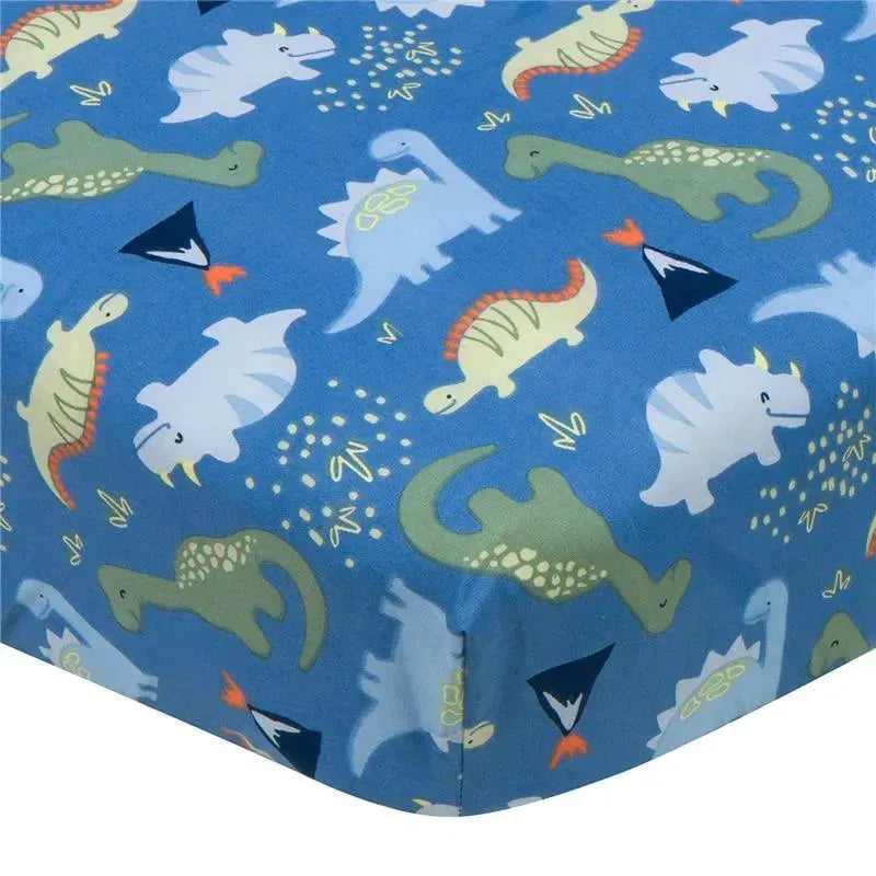 Gerber Bedding - 1Pk Fitted Crib Sheet Boy, Dino Space Image 1
