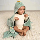 Gerber Bedding - 2Pc Security Blanket & Hooded Blanket Set, Boy Dino Time Image 5