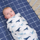 Gerber Bedding - 2Pk Muslin Blanket, Whale Image 4
