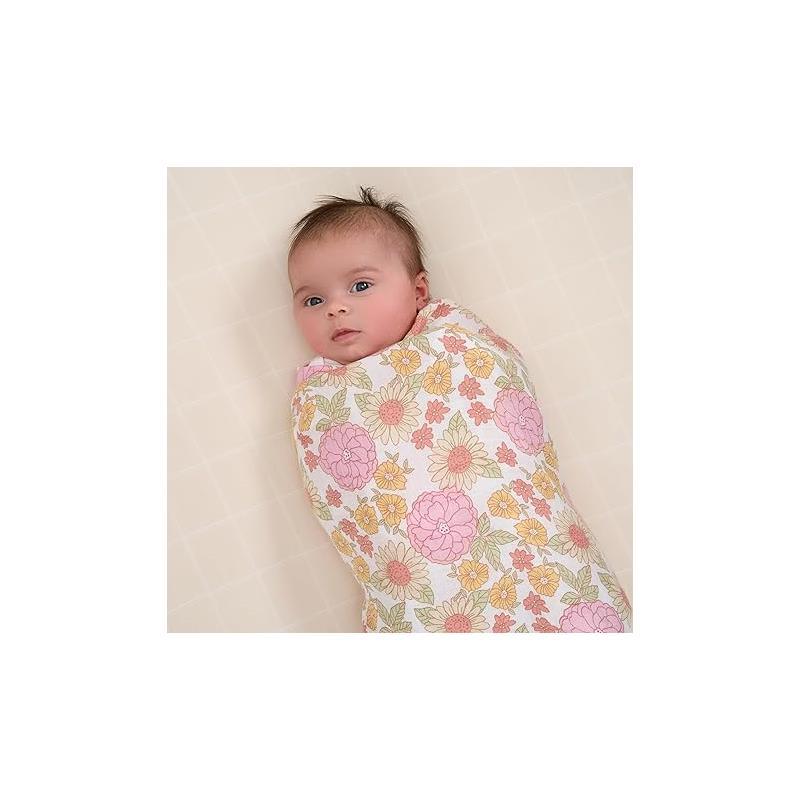 Gerber Bedding - 2Pk Muslins Blanket, Girl Retro Floral Image 5