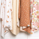 Gerber Bedding - 4Pk Flannels, Girl Retro Floral Image 4