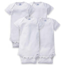 Gerber Onesies 4-Pack Short Sleeve Bodysuits, White Image 1