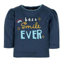 Gerber Sleeve Shirt & Tutu For Newborn Baby Girl, Best Smile Ever.