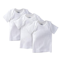 Gerber White Slip On Shirt, 3-Pack Image 1