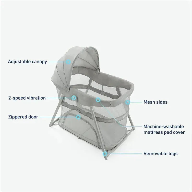Graco Cuna de viaje y moises portatil 3 en 1 DreamMore coleccion Mo